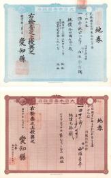 (地券）尾張国愛知郡東起村　10枚一括　-明治11～20年-