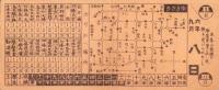 (市電乗換券）京都市電乗換券　-昭和6年9月8日-(京都市）