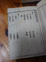 本草綱目　総目首巻、序例第1巻上下巻、2巻、4巻上、9巻10巻「石之3」「石之4」/結髪居別集/脈学奇経　現存7冊