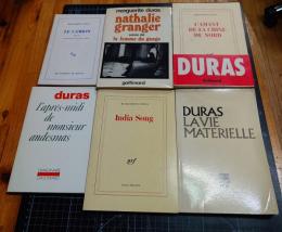 仏文マルグリット・デュラス著書(ガリマール、カイエ・ド・シマネ、MINUIT、P.O.L版)10冊　