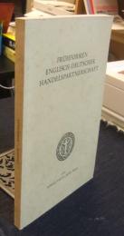 Frühformen englisch-deutscher Handelspartnerschaft　ドイツ語・英語
