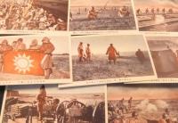 絵葉書　新式原色版　昭和6年　満洲事変　北満第三報　八枚一組