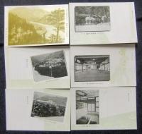 絵葉書　　富山県宇奈月温泉　延對寺別館5枚＋飛騨路　下呂温泉1枚　計6枚