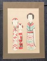 こけし這子の話（本書・木版画1葉・写真13枚・目次1枚・追記1枚「正誤」）