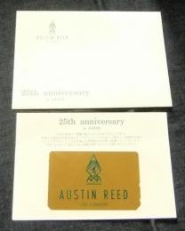 AUSTIN　REED　オースチンリード　25周年記念テレホンカード未使用