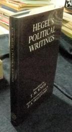 HEGEL'S POLITICAL WRITINGS　英語版
