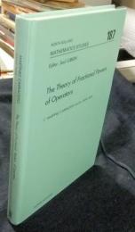 The Theory of Fractional Powers of Operators (North-Holland Mathematics Studies 187) 　英語版