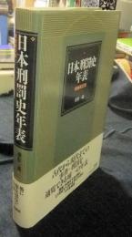 日本刑罰史年表 増補改訂版