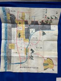 常陸国行方郡粗毛村耕地絵図