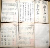 唐土名勝図会　第１集～第6集（うち2・5集欠）　4冊