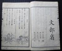 博物教授書　六　文部新刊小学懸図