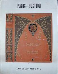 PARIS-　AUCTION  LUNDI 26 JUIN 1989 a 14th　LIVRES　ANCIENS]