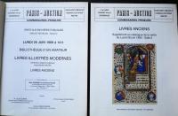 PARIS-　AUCTION  LUNDI 26 JUIN 1989 a 14th　LIVRES　ANCIENS]