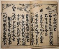 楠正成金剛山城居間壁書　絵入