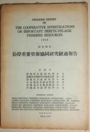 沿岸重要資源共同研究経過布告　昭和33年（1958）