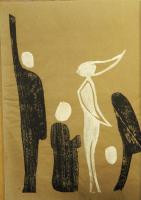 木村範孝　「版画Ⅱ　女」