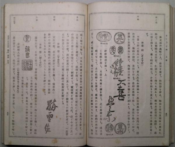 日本陶工伝 : 陶器全書続編 上中下(大西林五郎, 藤井理伯 編) / 古本 