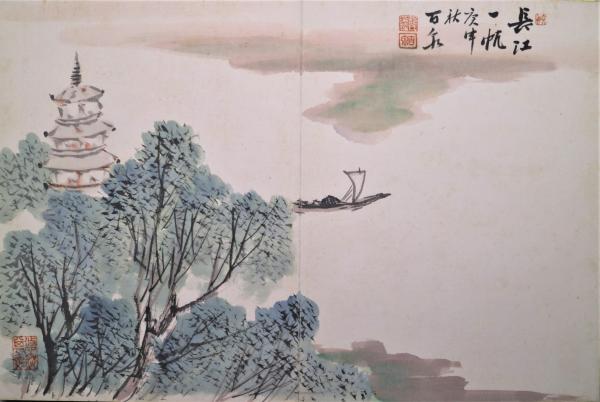 姫島竹外門下同人画帖(水田竹圃 北村百泉 山田秋坪他) / 古本、中古本