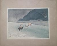 日本風景版画　第三集　東北の部（仙台附近）　