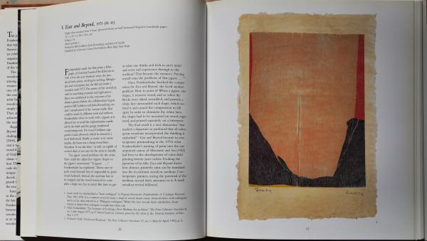 Frankenthaler The woodcuts by Judith Goldman フランケンサーラ木