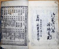 御家正統書札文海
