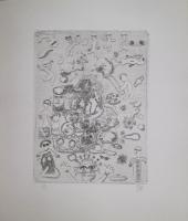 銅板画集「四人の風景」