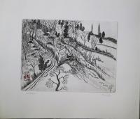 銅板画集「四人の風景」