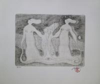 銅板画集「四人の風景」