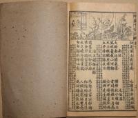 絵図註釈千家詩　巻上下　1冊　　