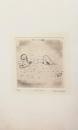 山本容子サイン入り版画「Swimmer」