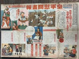 教育掲示グラフ　第64号　尋常五六年女生教室用　皇軍慰問畫報
