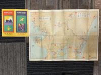 紀州名所案内　（田邊附近折込地図）