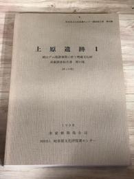 上原遺跡Ⅰ　第二分冊　1998