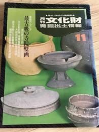 月刊文化財発掘出土情報　1991　11　巻頭グラビア　鳥取県淀江町上淀廃寺跡