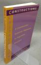 Constructions: A Construction Grammar Approach to Argument Structure (Cognitive Theory of Language and Culture Series)