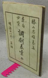 薬局必携調剤表彙