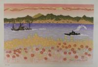 街道行旅　関野準一郎画文集　オリジナル木版画2葉付