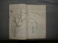 名人蘭竹画譜　全2冊