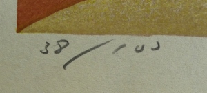 【真作】■■木版画　関野準一郎　「日高高原牧場」　83/100　直筆サイン■■ Yahoo!オークション -「関野準一郎 木版画」の落札相場・落札価格