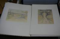 牛島憲之　郊外風景　現代画家素描選集