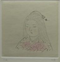 小山硬　『私の聖女』　手彩色銅版画集
