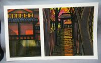 板画 京都再見 クリフトンカーフ作品集(クリフトンカーフ・河北倫明