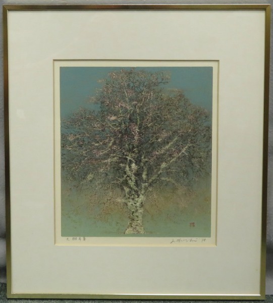 星襄一 『大樹早春』 木版画(星襄一) / 古本、中古本、古書籍の通販は