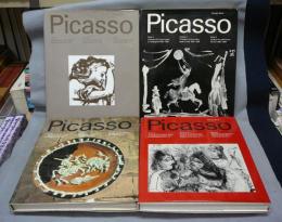 Pablo Picasso Tome1-4(Catalogue de l'oeuvre grave et lithographie 1904-1967/Catalogue de l'oeuvre grave et lithographie 1966-1969/Catalogue de l'oeuvre grave et ceramique 1949-1971/Catalogue de l'oeuvre grave et lithographie 1970-1972・Supplements Tome1+2)　全4冊揃い　パブロ・ピカソ カタログレゾネ