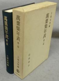 萬葉集年表　第二版.
