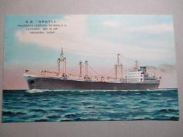 S.S. ARGYLL 進水記念絵葉書