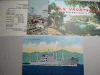 M.S. VRONTADOS 進水記念絵葉書