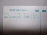CONVAIR 880M JET COURIER 絵葉書
