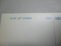 DC-8C JET COURIER 絵葉書