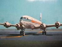DC-6B Pacific Corier 絵葉書
